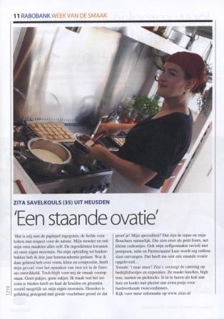 Artikel Rabobank ledenmagazine najaar 2010 Artikel Rabobank ledenmagazine najaar 2010